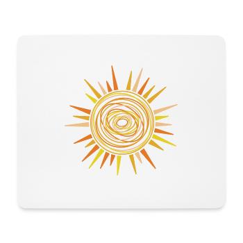 Sonnenschein Waldkind Du bist das Sonnenschein-Ges - Mousepad (Querformat) - Weiß - Vorne