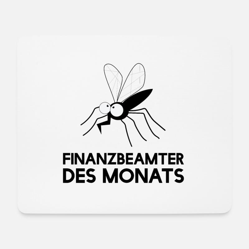 Finanzbeamter des Monats - Blutsauger - Stechmücke - Mousepad (Querformat) - Weiß