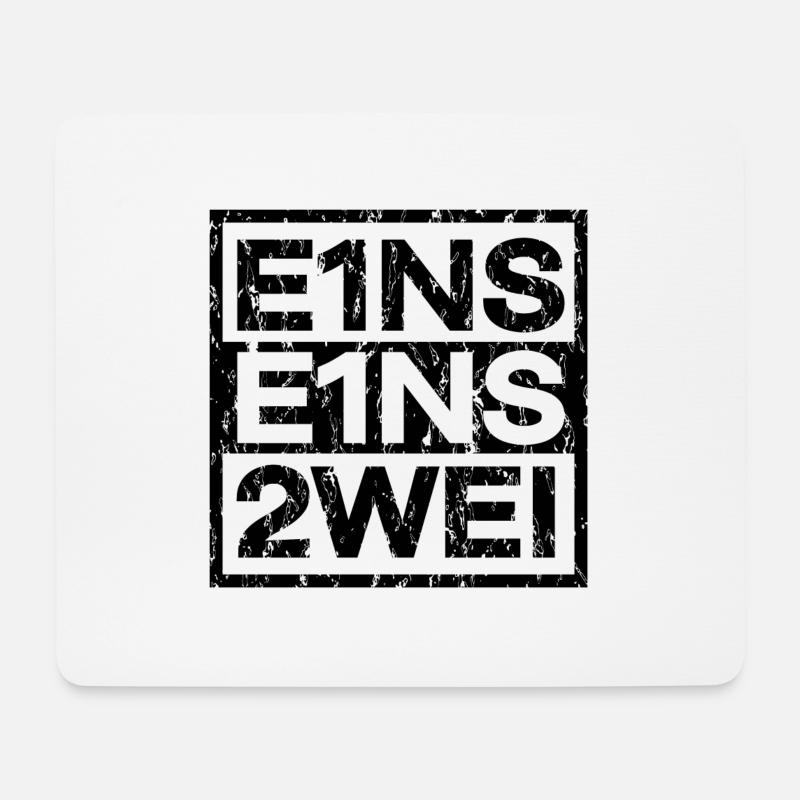 Freiwillige Feuerwehr 112 Feuerwehrmann Geschenk - Mousepad (Querformat) - Weiß