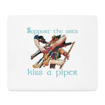 uilleann 1 3 - Mousepad (Querformat) - Weiß - Vorne