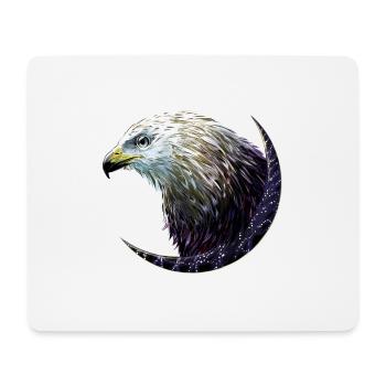 Adler - Mousepad (Querformat) - Weiß - Vorne