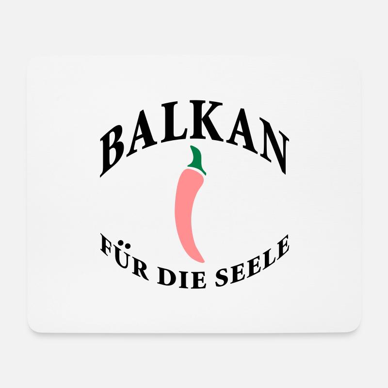 balkan für die seele - Mousepad (Querformat) - Weiß