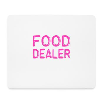 Cooler Schriftzug Fooddealer Design Geschenkidee - Mousepad (Querformat) - Weiß - Vorne