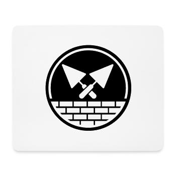 maurer_1__f1 - Mousepad (Querformat) - Weiß - Vorne
