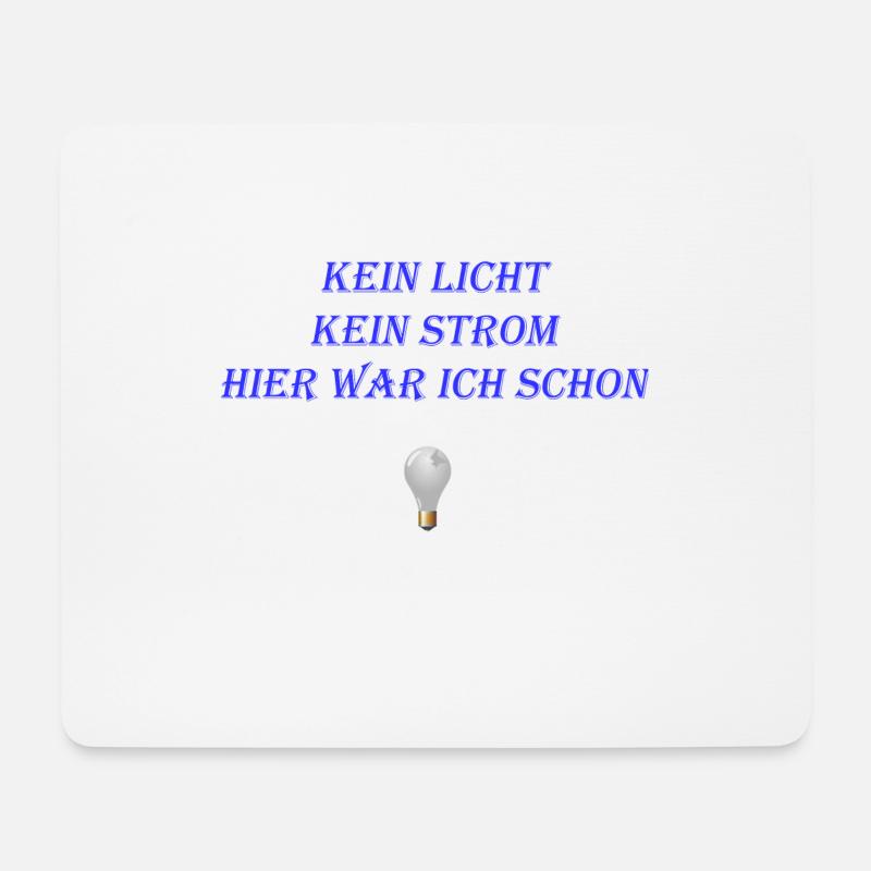 Lustiger Baustellen Spruch - Mousepad (Querformat) - Weiß