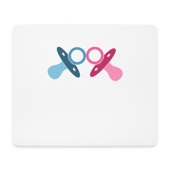 Pregnant Pregnancy Twins Twins Gift - Mouse Pad (horizontal) - white - Front
