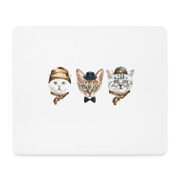 Cats cats - Mouse Pad (horizontal) - white - Front