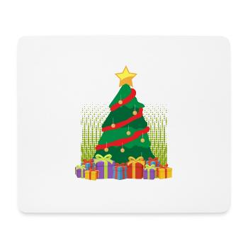 Joyeux Noël cadeaux de Noël - Tapis de souris (format paysage) - blanc - Devant
