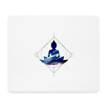 meditation - Mouse Pad (horizontal) - white - Front