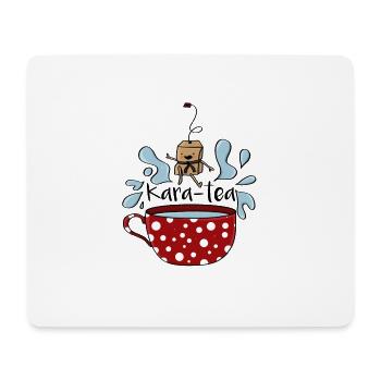 Karatéa Karaté Thé Sac à thé Cadeau Marié Sachet de thé - Tapis de souris (format paysage) - blanc - Devant