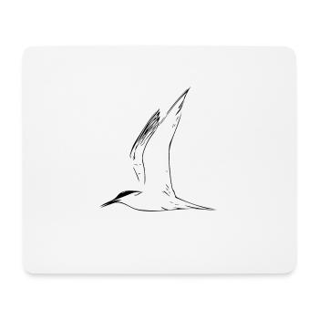 Möwe - Mousepad (Querformat) - Weiß - Vorne