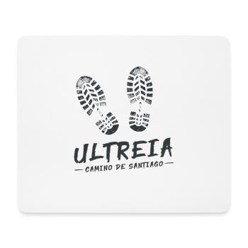 Camino de Santaigo. St. James. Ultreia T-Shirt Tee - Mouse Pad (horizontal) - white - Front