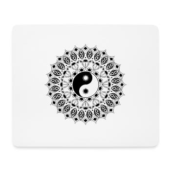 yin yang - Mousepad (Querformat) - Weiß - Vorne