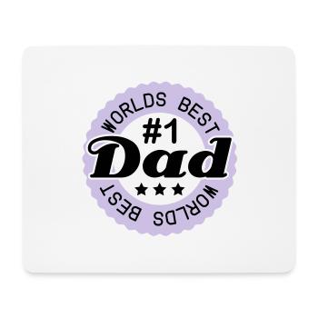 worlds_best_dad___f2 - Mouse Pad (horizontal) - white - Front