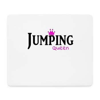jumping trampolin girl jumpen jump tramp Geschenk - Mousepad (Querformat) - Weiß - Vorne