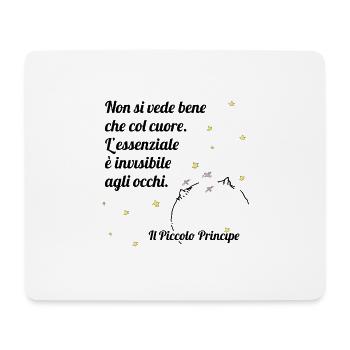The essential is invisible to the eyes N - Mouse Pad (horizontal) - white - Front