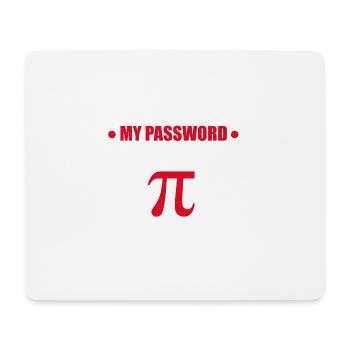 MatheSymbol My Password is the last 8 digits of PI - Tapis de souris (format paysage) - blanc - Devant