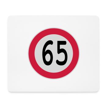 (65) - Mousepad (Querformat) - Weiß - Vorne