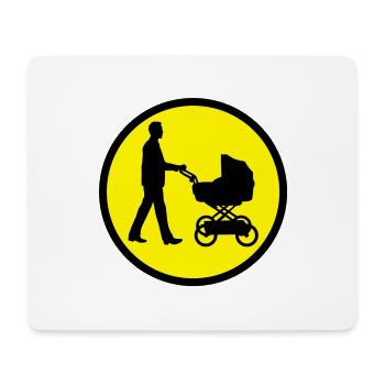 buggy_man_022013_a_2c - Mouse Pad (horizontal) - white - Front