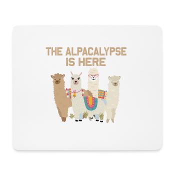 THE APACALYPSE IS HERE - Mousepad (Querformat) - Weiß - Vorne