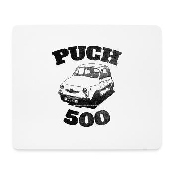 Puch 500 : Classique culte sur roues - Tapis de souris (format paysage) - blanc - Devant