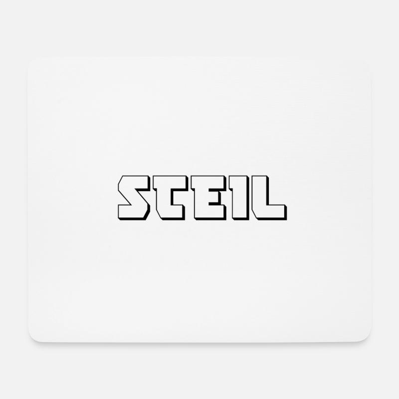 Just go steep! - Mouse Pad (horizontal) - white