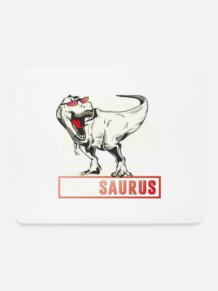 PAPASAURUS - Mouse Pad (horizontal) - white