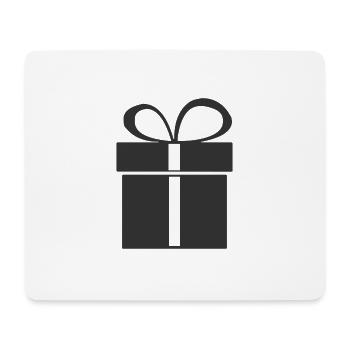cadeau - Tapis de souris (format paysage) - blanc - Devant