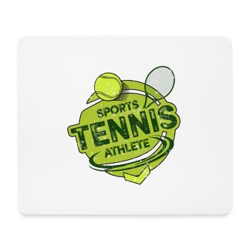 T-shirt cadeau de motivation tennis - Tapis de souris (format paysage) - blanc - Devant