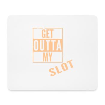 West Coast Swing Get Outta My Slot Westie Geschenk - Mousepad (Querformat) - Weiß - Vorne