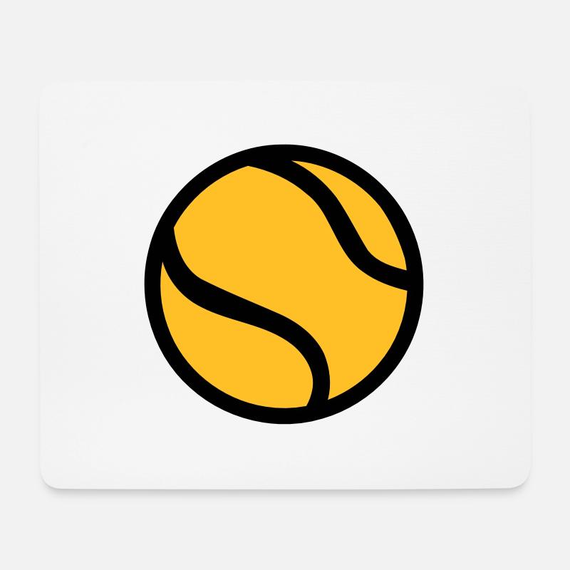 Tennis - Mousepad (Querformat) - Weiß