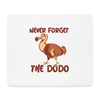 NEVER FORGET THE DODO - Mouse Pad (horizontal) - white - Front