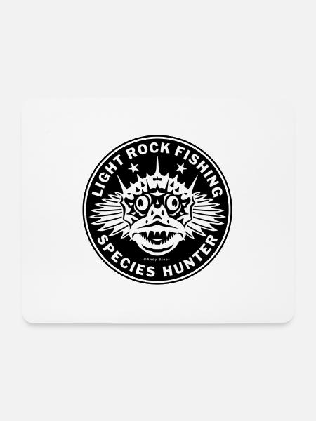 LRF-Artenjäger Logo 01 - Mousepad (Querformat) - Weiß