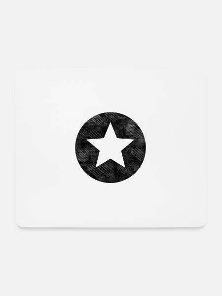 star - Mouse Pad (horizontal) - white