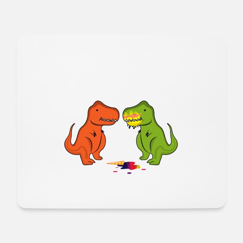 DUDE DID YOU EAT THE LAST UNICORN ? - Mousepad (Querformat) - Weiß