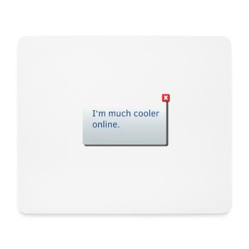 I much cooler en ligne Drôle de rengaine cadeau - Tapis de souris (format paysage) - blanc - Devant