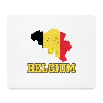 Belgium - Mouse Pad (horizontal) - white - Front