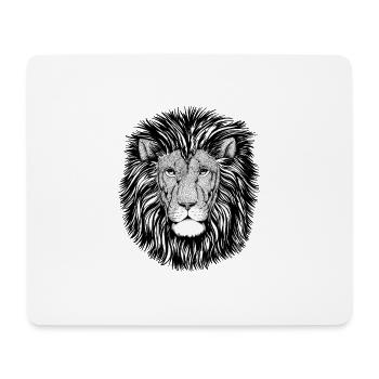lion - Mouse Pad (horizontal) - white - Front