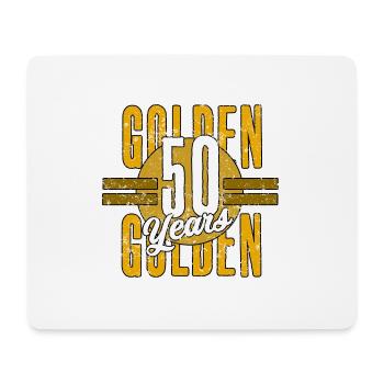 50th birthday - Mouse Pad (horizontal) - white - Front