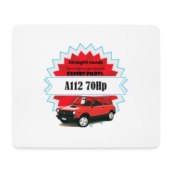 A112 - routes droites - Tapis de souris (format paysage) - blanc - Devant