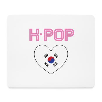 K POP Corée cadeau de musique coréenne Fangirl - Tapis de souris (format paysage) - blanc - Devant