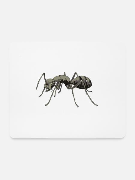 Aggro Ameise - Mousepad (Querformat) - Weiß
