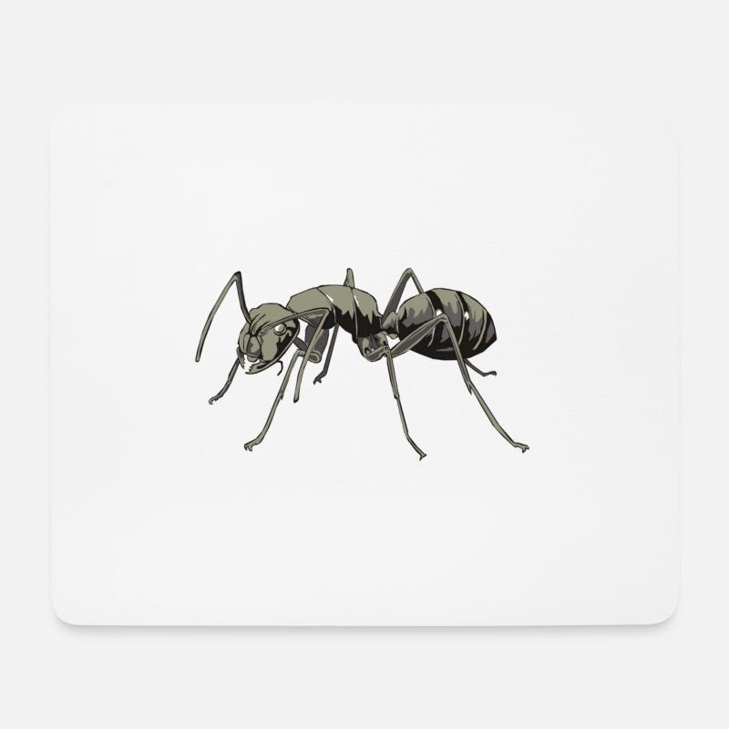 Aggro Ameise - Mousepad (Querformat) - Weiß