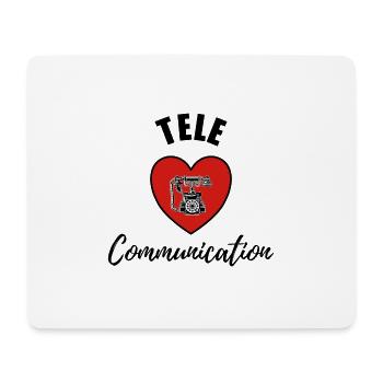 Telecommunication - Mousepad (Querformat) - Weiß - Vorne