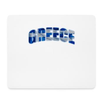 Grèce - Tapis de souris (format paysage) - blanc - Devant