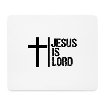 Jesus is Lord Lord Jesus Christ Gift Bible - Mouse Pad (horizontal) - white - Front