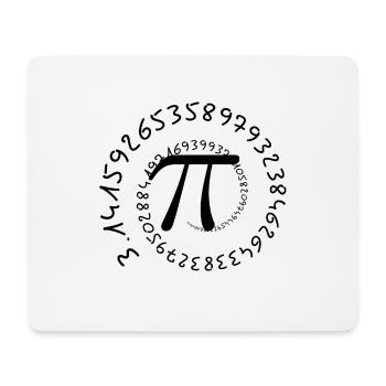 Pi - Mathematik - Mousepad (Querformat) - Weiß - Vorne