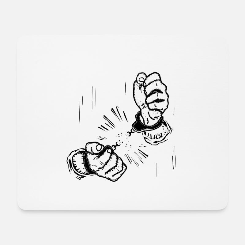 freedom - Mouse Pad (horizontal) - white
