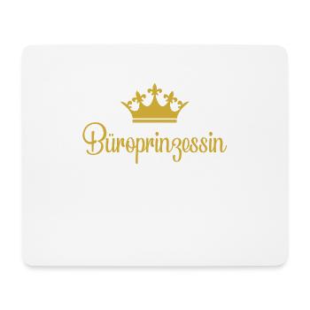 Büroprinzessin - Lustiger Spruch Geschenk Büro - Mousepad (Querformat) - Weiß - Vorne