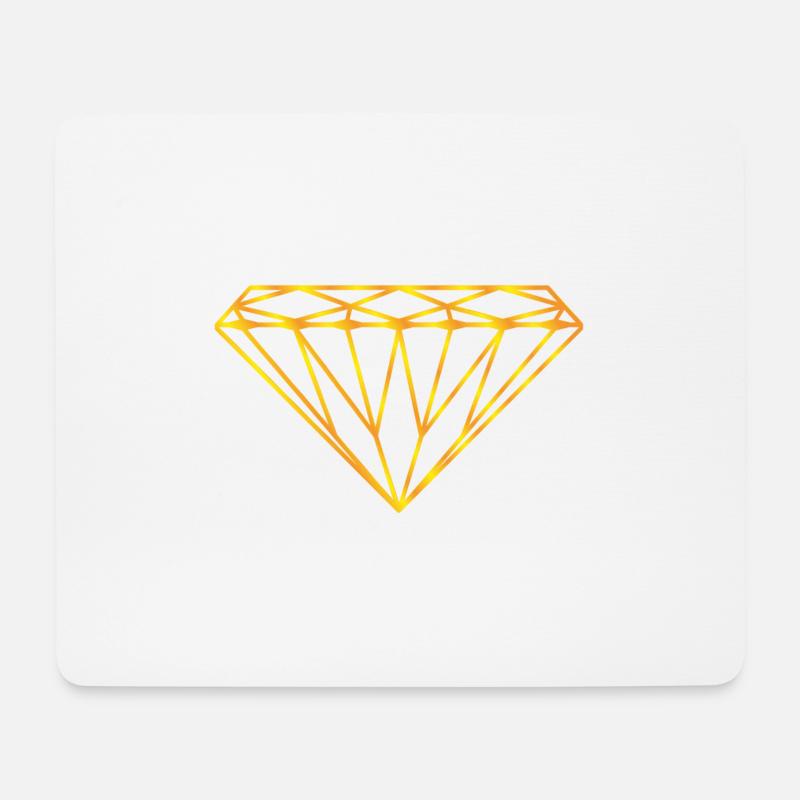 Diamond - Mouse Pad (horizontal) - white